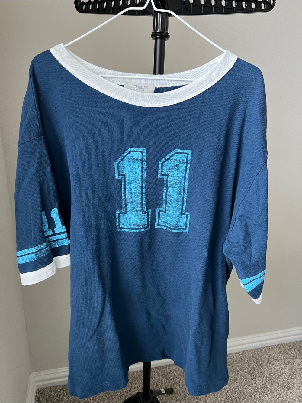Ragabond Studio Tee with White Trim
